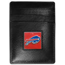 Wallets & Checkbook Covers NFL - Buffalo Bills Leather Money Clip/Cardholder Packaged in Gift Box JM Sports-7