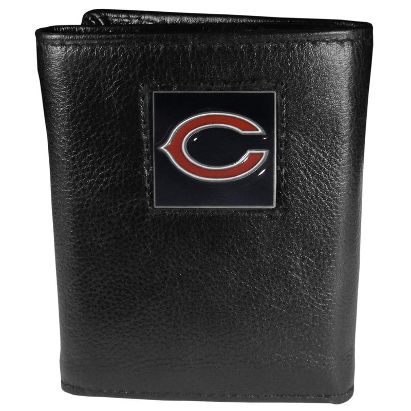 Wallets & Checkbook Covers NFL - Chicago Bears Deluxe Leather Tri-fold Wallet JM Sports-7