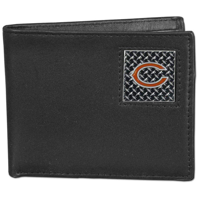 Wallets & Checkbook Covers NFL - Chicago Bears Gridiron Leather Bi-fold Wallet Packaged in Gift Box JM Sports-7