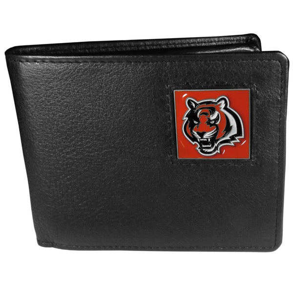 Wallets & Checkbook Covers NFL - Cincinnati Bengals Leather Bi-fold Wallet Packaged in Gift Box JM Sports-7