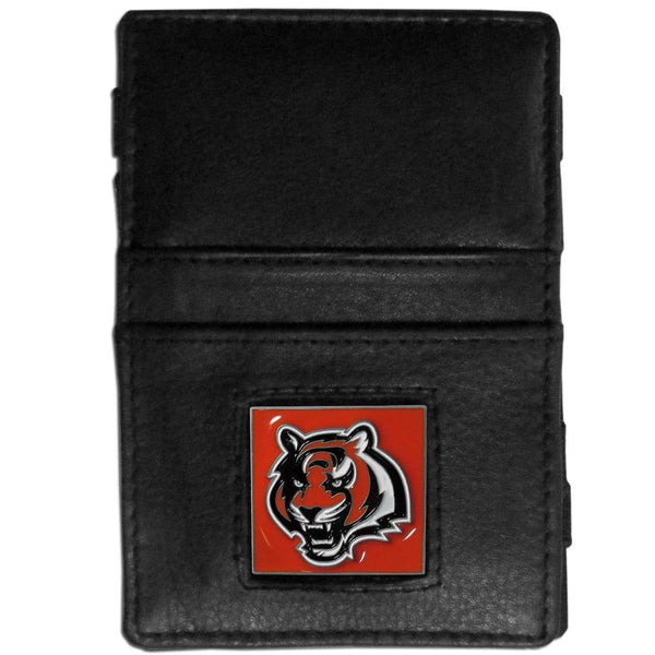 Wallets & Checkbook Covers NFL - Cincinnati Bengals Leather Jacob's Ladder Wallet JM Sports-7