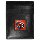 Wallets & Checkbook Covers NFL - Cincinnati Bengals Leather Money Clip/Cardholder Packaged in Gift Box JM Sports-7