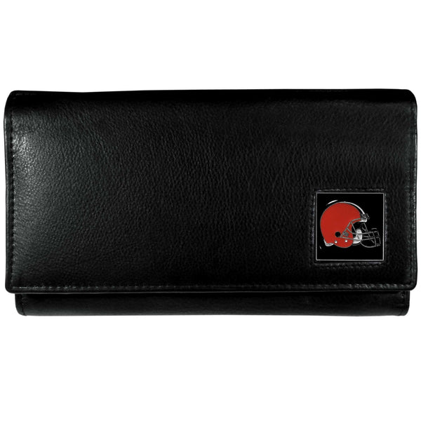 Wallets & Checkbook Covers NFL - Cleveland Browns Leather Women's Wallet JM Sports-7