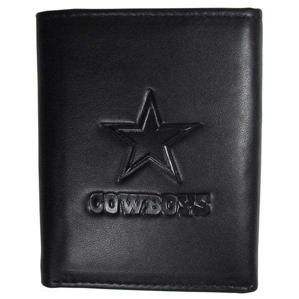 Wallets & Checkbook Covers NFL - Dallas Cowboys Embossed Leather Tri-fold Wallet JM Sports-7