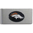 Wallets & Checkbook Covers NFL - Denver Broncos Brushed Metal Money Clip JM Sports-7