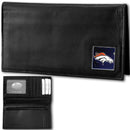 Wallets & Checkbook Covers NFL - Denver Broncos Deluxe Leather Checkbook Cover JM Sports-7