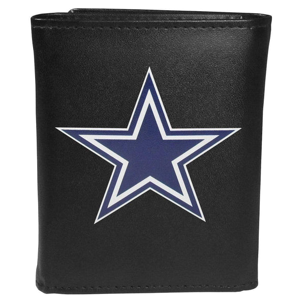 Wallets & Checkbook Covers NFL Football Dallas Cowboys Tri-fold Men's Wallet Large Logo JM Sports-7