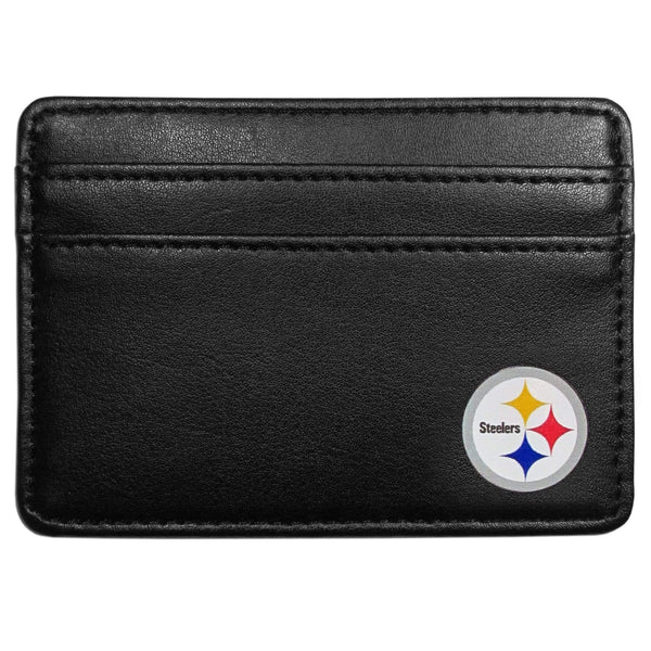 Wallets & Checkbook Covers NFL Football Pittsburgh Steelers Weekend Men's Wallet JM Sports-7