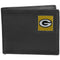 Wallets & Checkbook Covers NFL - Green Bay Packers Gridiron Leather Bi-fold Wallet JM Sports-7