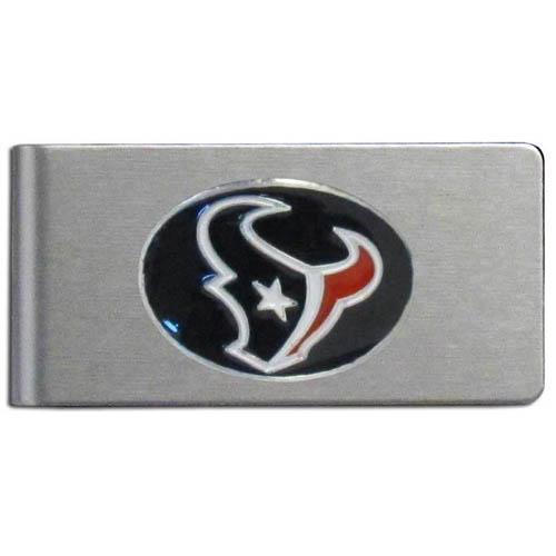 Wallets & Checkbook Covers NFL - Houston Texans Brushed Metal Money Clip JM Sports-7