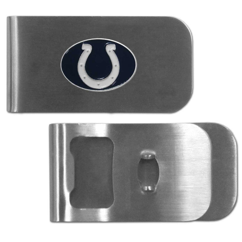 Wallets & Checkbook Covers NFL - Indianapolis Colts Bottle Opener Money Clip JM Sports-7