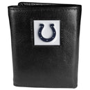 Wallets & Checkbook Covers NFL - Indianapolis Colts Deluxe Leather Tri-fold Wallet Packaged in Gift Box JM Sports-7