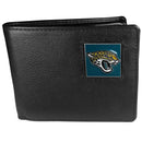 Wallets & Checkbook Covers NFL - Jacksonville Jaguars Leather Bi-fold Wallet Packaged in Gift Box JM Sports-7