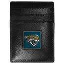 Wallets & Checkbook Covers NFL - Jacksonville Jaguars Leather Money Clip/Cardholder JM Sports-7