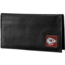 Wallets & Checkbook Covers NFL - Kansas City Chiefs Deluxe Leather Checkbook Cover JM Sports-7