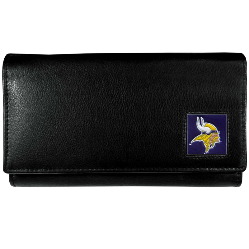 Wallets & Checkbook Covers NFL - Minnesota Vikings Leather Women's Wallet JM Sports-7