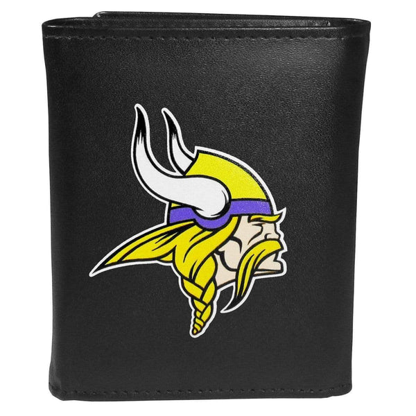 Wallets & Checkbook Covers NFL - Minnesota Vikings Tri-fold Wallet Large Logo JM Sports-7