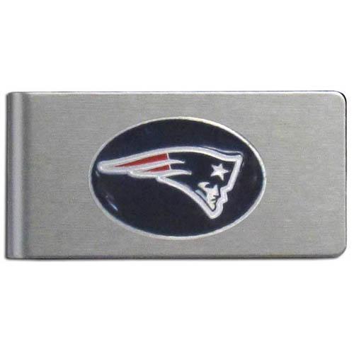 Wallets & Checkbook Covers NFL - New England Patriots Brushed Metal Money Clip JM Sports-7