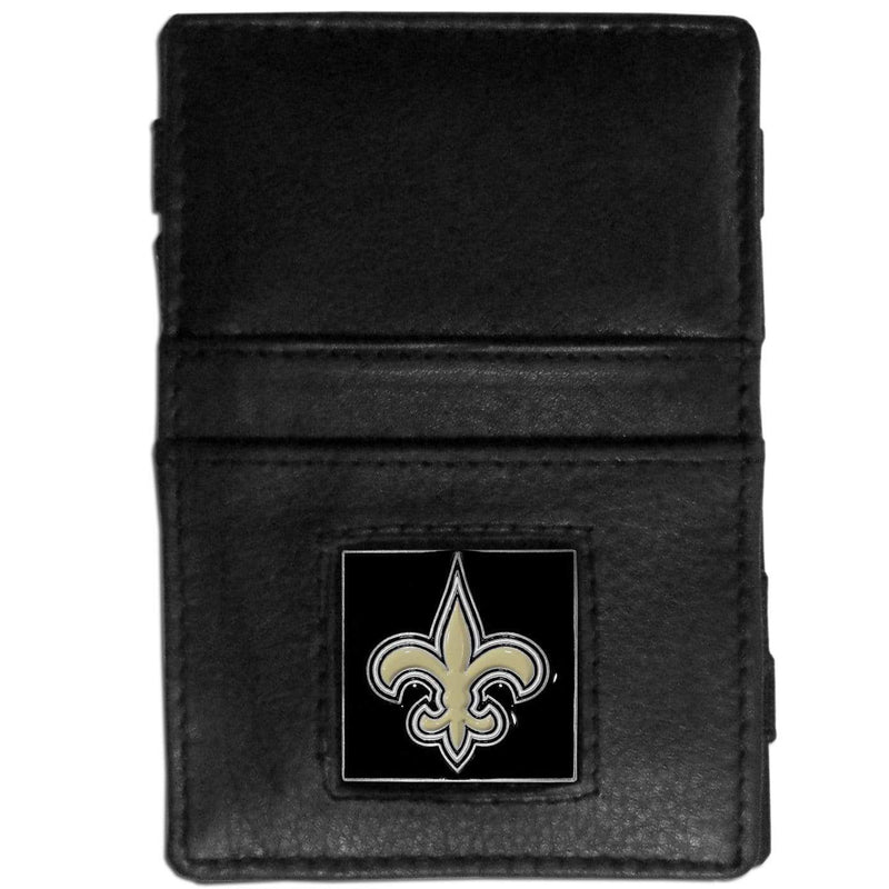 Wallets & Checkbook Covers NFL - New Orleans Saints Leather Jacob's Ladder Wallet JM Sports-7