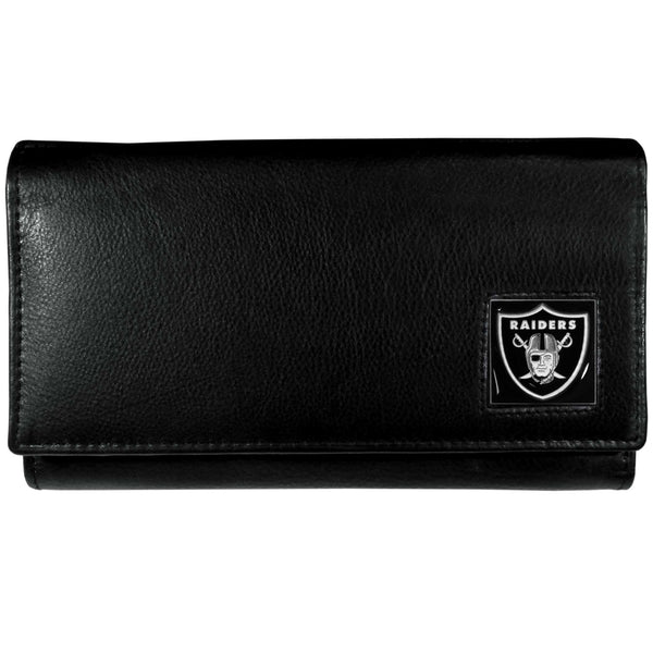 Wallets & Checkbook Covers NFL - Oakland Raiders Leather Women's Wallet JM Sports-7