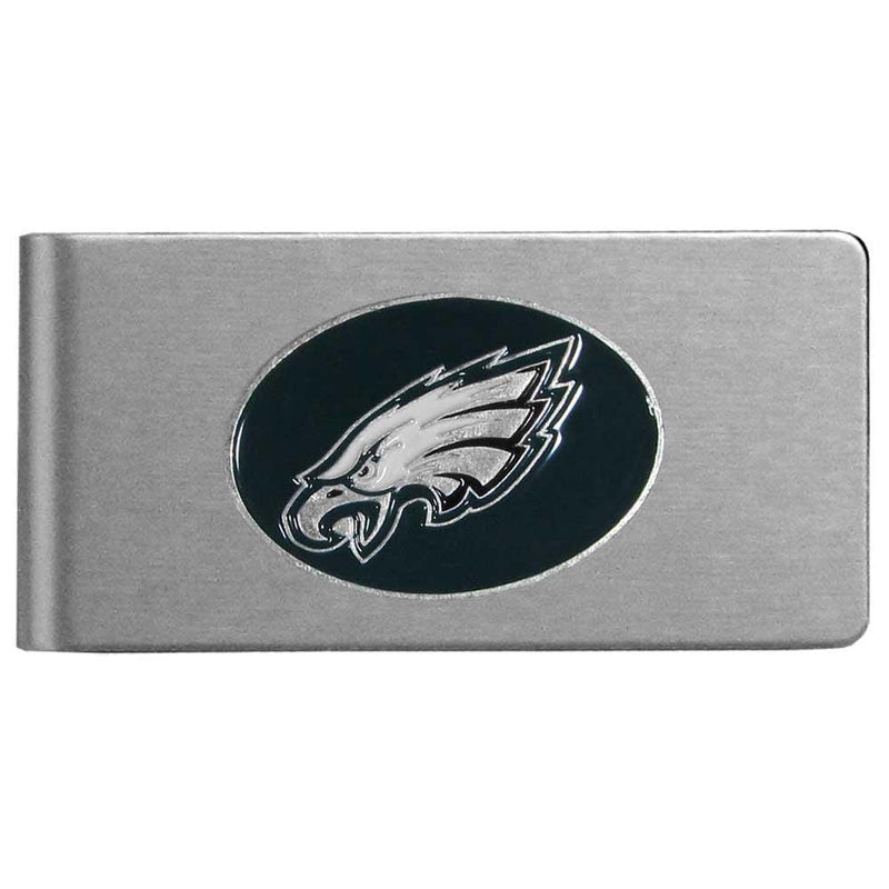 Wallets & Checkbook Covers NFL - Philadelphia Eagles Brushed Metal Money Clip JM Sports-7