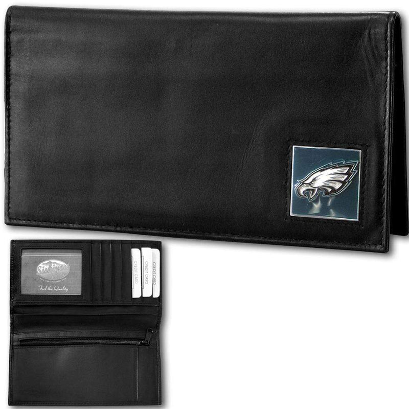 Wallets & Checkbook Covers NFL - Philadelphia Eagles Deluxe Leather Checkbook Cover JM Sports-7