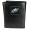Wallets & Checkbook Covers NFL - Philadelphia Eagles Deluxe Leather Tri-fold Wallet Packaged in Gift Box JM Sports-7