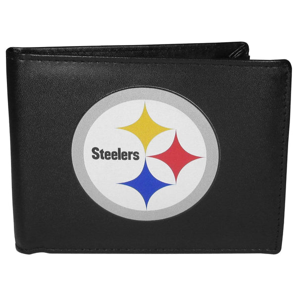 Wallets & Checkbook Covers NFL - Pittsburgh Steelers Bi-fold Wallet Large Logo JM Sports-7