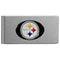 Wallets & Checkbook Covers NFL - Pittsburgh Steelers Brushed Metal Money Clip JM Sports-7