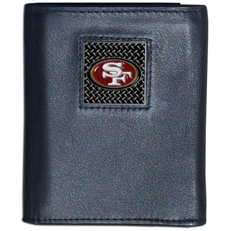 Wallets & Checkbook Covers NFL - San Francisco 49ers Gridiron Leather Tri-fold Wallet JM Sports-7
