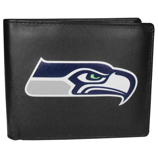 Wallets & Checkbook Covers NFL - Seattle Seahawks Bi-fold Wallet Large Logo JM Sports-7