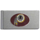 Wallets & Checkbook Covers NFL - Washington Redskins Brushed Metal Money Clip JM Sports-7