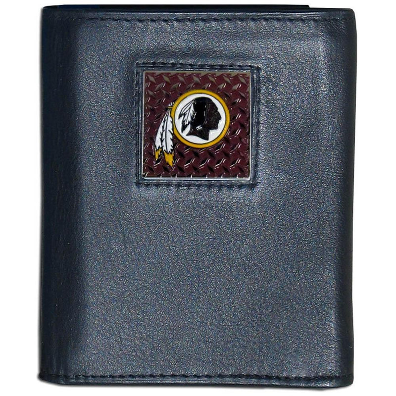 Wallets & Checkbook Covers NFL - Washington Redskins Gridiron Leather Tri-fold Wallet JM Sports-7