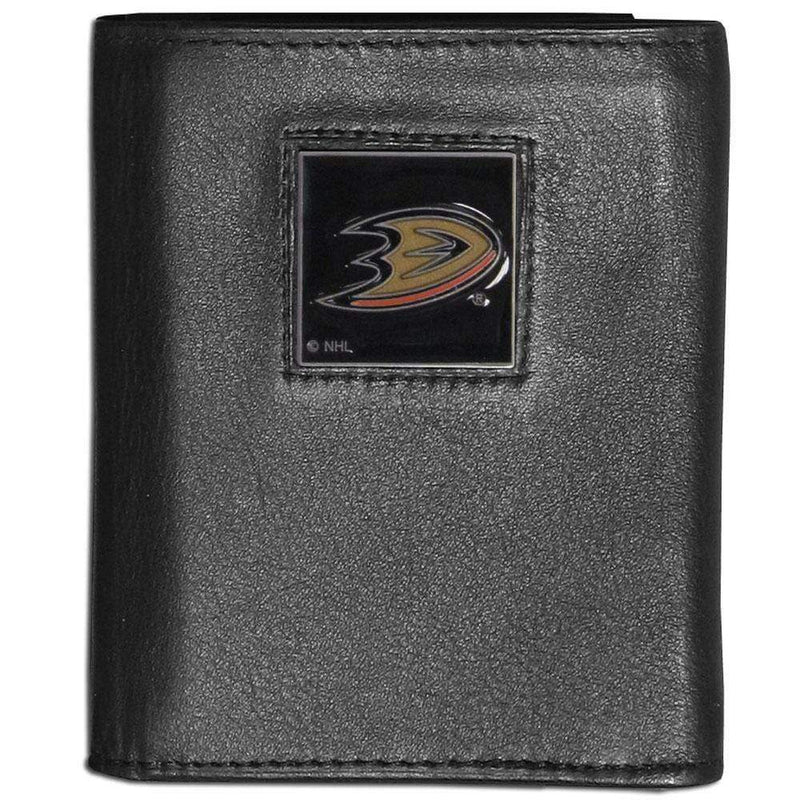Wallets & Checkbook Covers NHL - Anaheim Ducks Leather Tri-fold Wallet JM Sports-7
