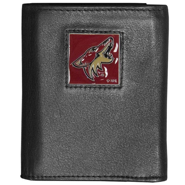 Wallets & Checkbook Covers NHL - Arizona Coyotes Deluxe Leather Tri-fold Wallet JM Sports-7