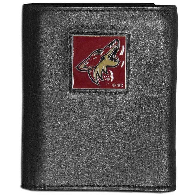 Wallets & Checkbook Covers NHL - Arizona Coyotes Leather Tri-fold Wallet JM Sports-7