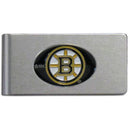 NHL - Boston Bruins Brushed Metal Money Clip-Wallets & Checkbook Covers,Money Clips,Brushed Money Clips,NHL Brushed Money Clips-JadeMoghul Inc.