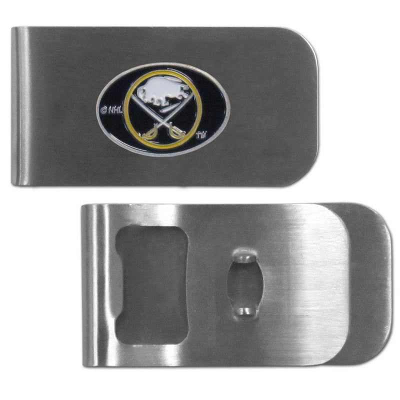 Wallets & Checkbook Covers NHL - Buffalo Sabres Bottle Opener Money Clip JM Sports-7