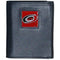 Wallets & Checkbook Covers NHL - Carolina Hurricanes Deluxe Leather Tri-fold Wallet JM Sports-7