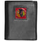 Wallets & Checkbook Covers NHL - Chicago Blackhawks Leather Tri-fold Wallet JM Sports-7