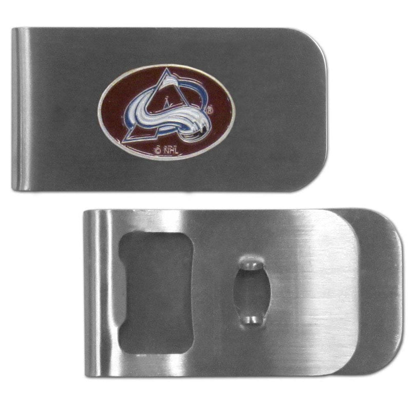 Wallets & Checkbook Covers NHL - Colorado Avalanche Bottle Opener Money Clip JM Sports-7