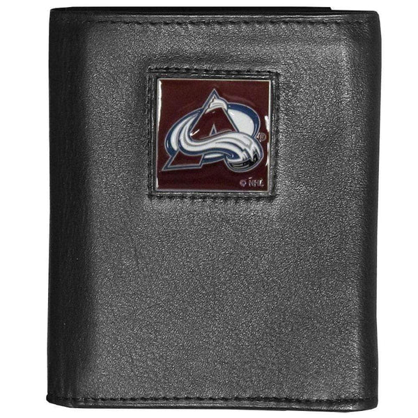 Wallets & Checkbook Covers NHL - Colorado Avalanche Deluxe Leather Tri-fold Wallet JM Sports-7