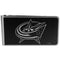 Wallets & Checkbook Covers NHL - Columbus Blue Jackets Black and Steel Money Clip JM Sports-7