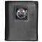 Wallets & Checkbook Covers NHL - Edmonton Oilers Deluxe Leather Tri-fold Wallet Packaged in Gift Box JM Sports-7
