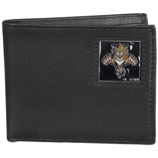 Wallets & Checkbook Covers NHL - Florida Panthers Leather Bi-fold Wallet Packaged in Gift Box JM Sports-7