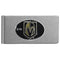 Wallets & Checkbook Covers NHL - Las Vegas Golden Knights Brushed Metal Money Clip JM Sports-7
