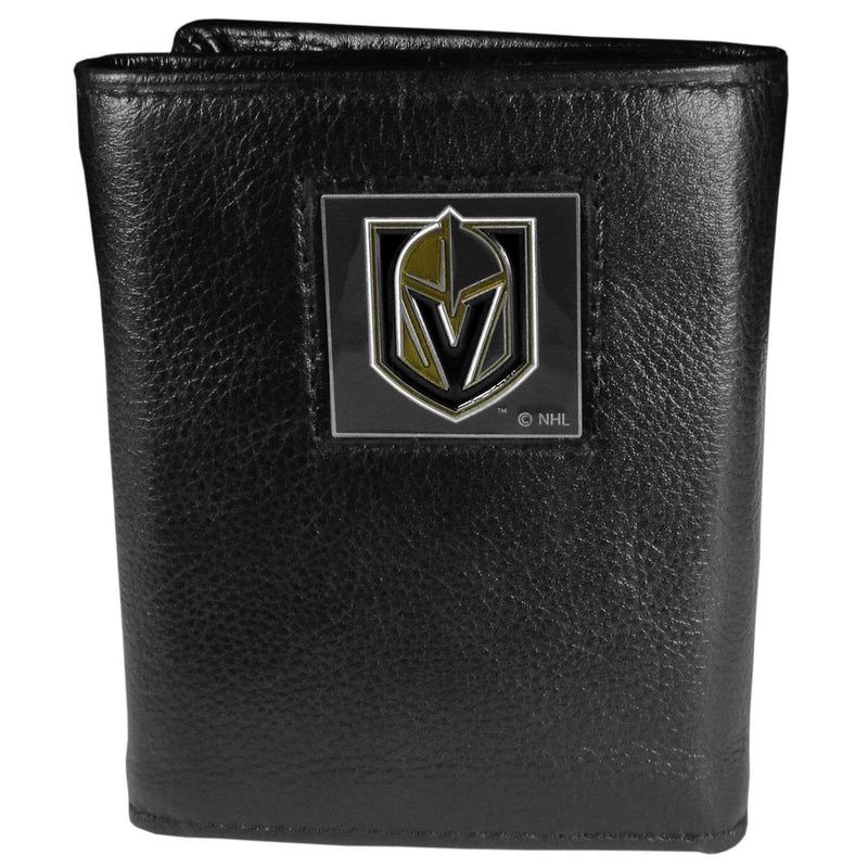 Wallets & Checkbook Covers NHL - Las Vegas Golden Knights Deluxe Leather Tri-fold Wallet JM Sports-7