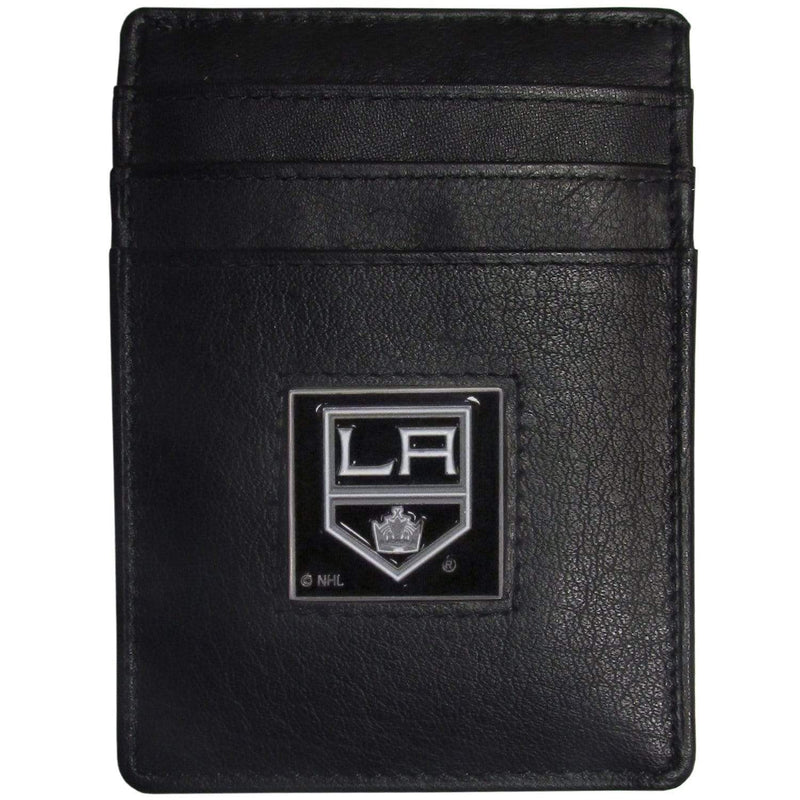 Wallets & Checkbook Covers NHL - Los Angeles Kings Leather Money Clip/Cardholder JM Sports-7