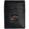 Wallets & Checkbook Covers NHL - Minnesota Wild Leather Money Clip/Cardholder Packaged in Gift Box JM Sports-7
