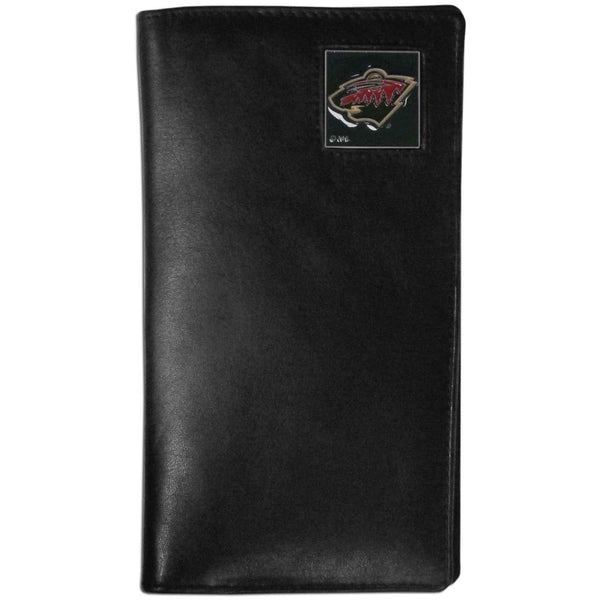Wallets & Checkbook Covers NHL - Minnesota Wild Leather Tall Wallet JM Sports-7